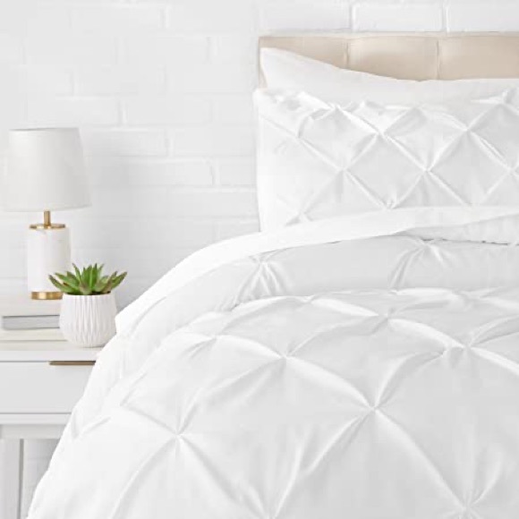 Threshold Other - Threshold duvet cover set queen white pinch
